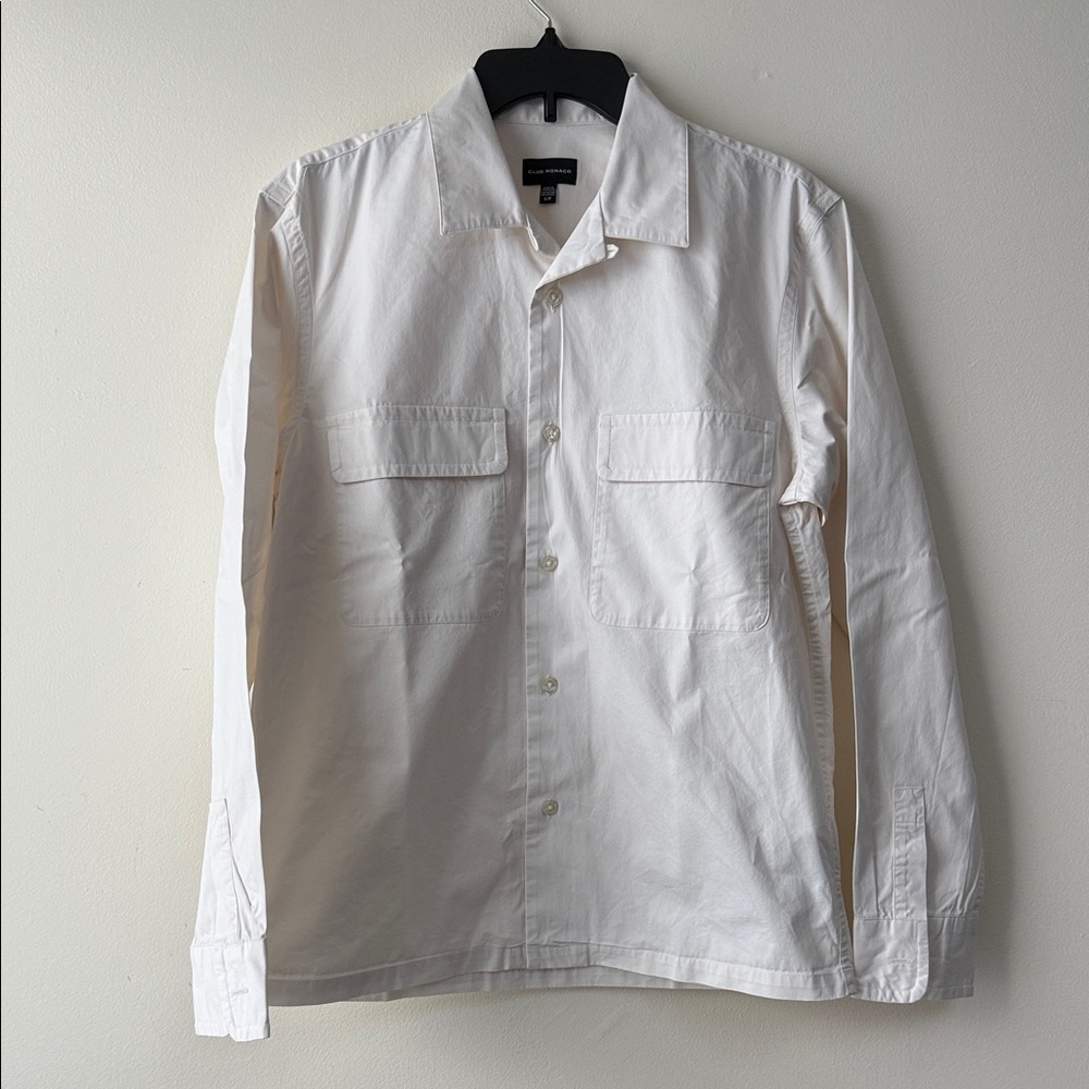 Club Monaco Ivory Button-Up Blouse